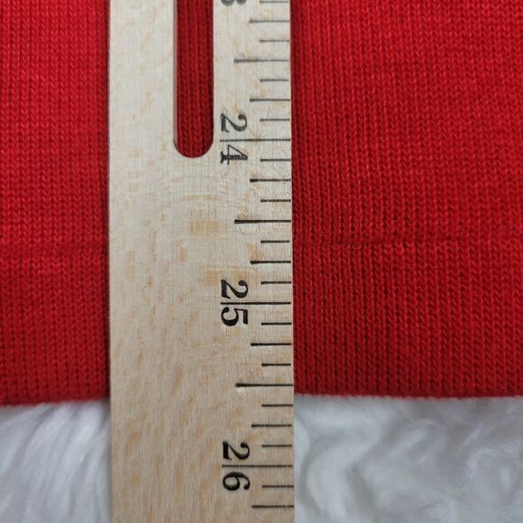 Polo Ralph Lauren Sweater Men's Size L Red Pullover Sweatshirt Quarter Zip Pony - Picture 8 of 11